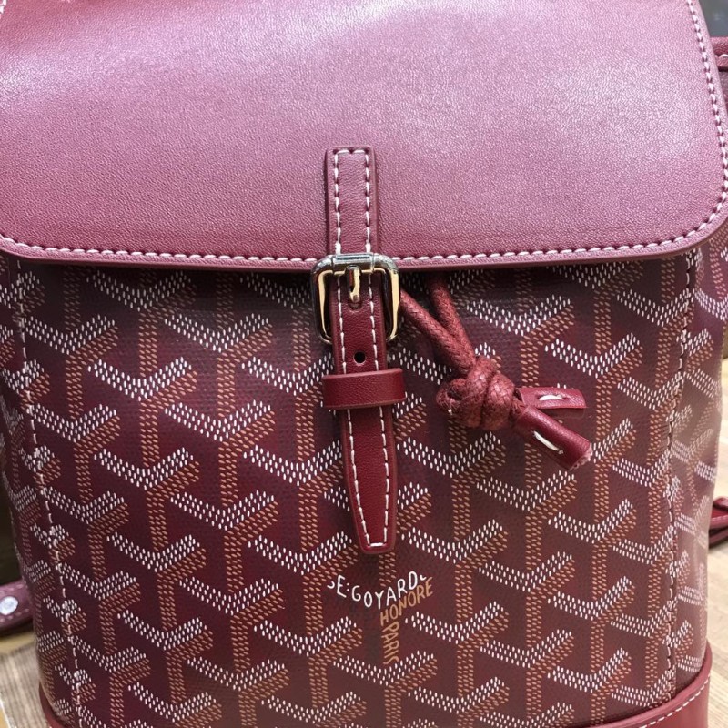 Goyard Alpin Mini Backpack Brugundy/Red/Blue For Women‎ 9.1in/23cm ALPIN2MINTY33CL33P