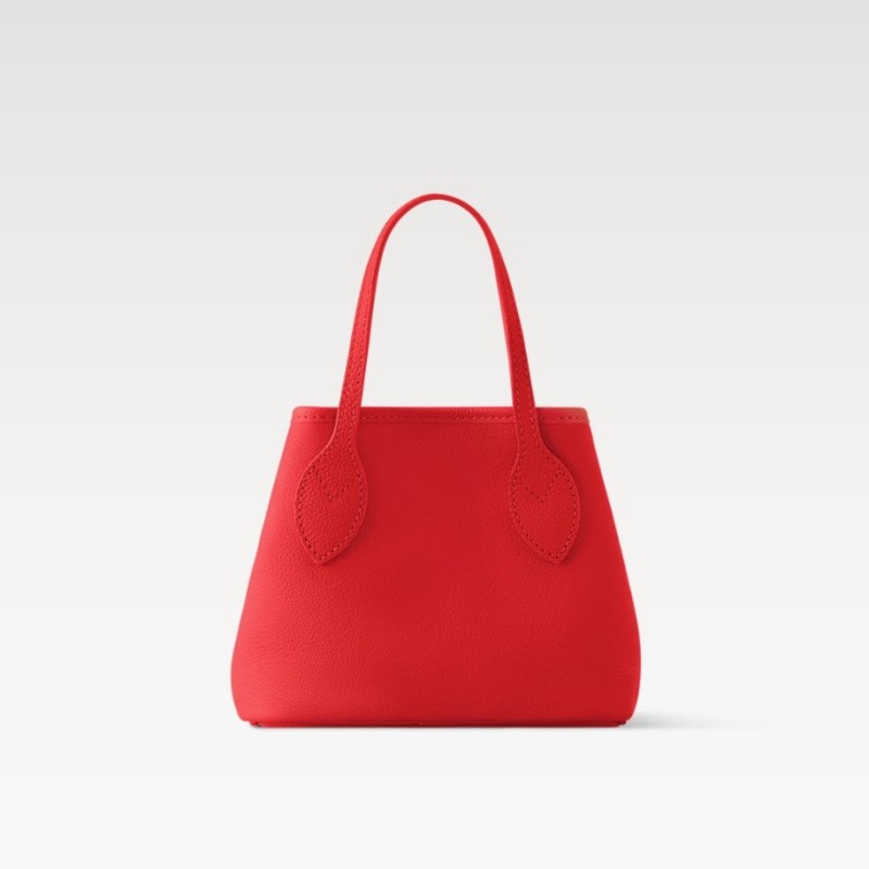 [True-to-ORIGINAL] Louis Vuitton LV x TM Neverfull Inside Out BB Cherry Denim For Women 10.4in/26cm M14997