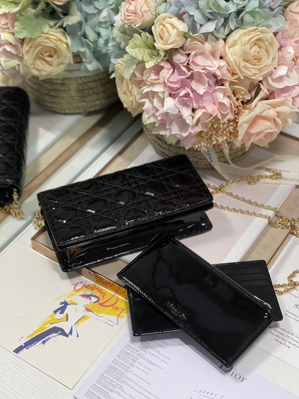 Christian Dior Lady Dior Pouch Black, For Women, Women’s Handbags 8.5in/21.5cm CD S0204OVRB_M900