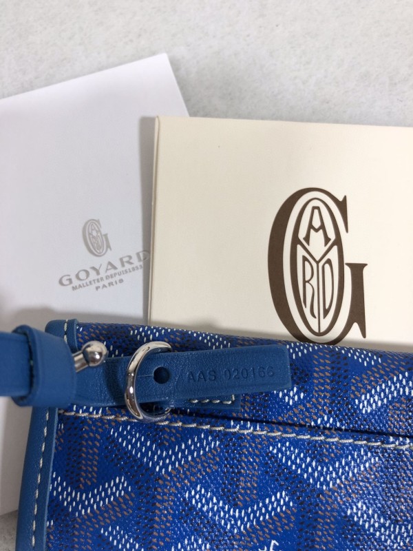 Goyard Anjou PM Bag Blue For Women‎ 7.9in/20cm