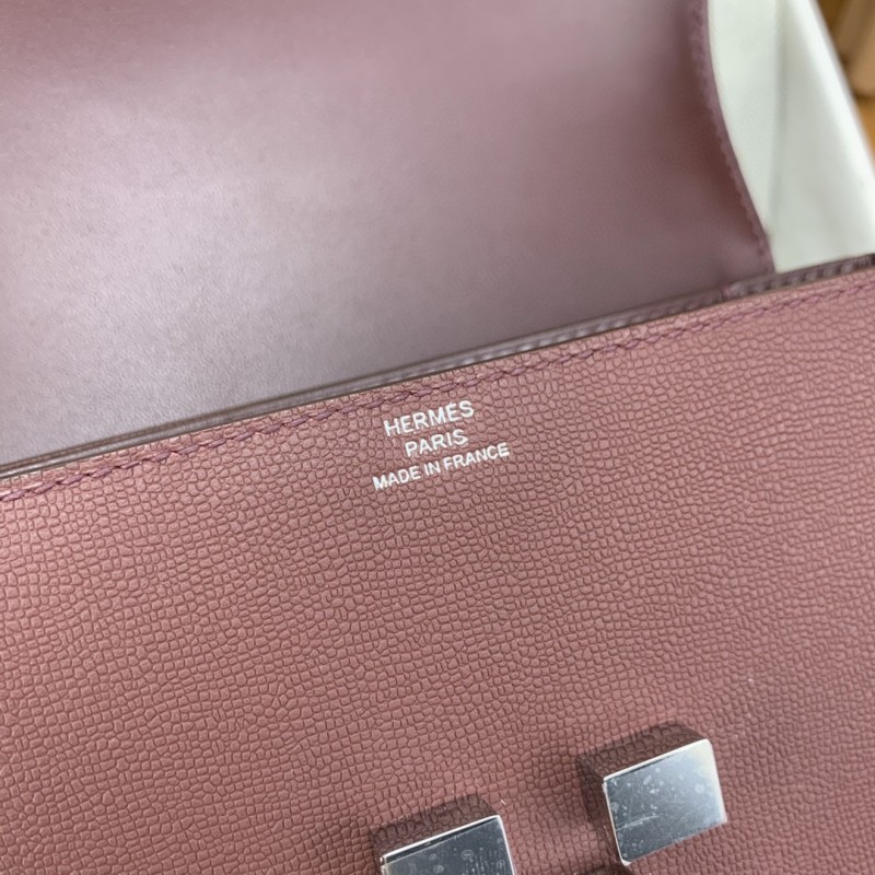 Hermes Mosaique 17 Burgundy, Silver Toned Hardware Bag For Women, Women’s Handbags, Shoulder Bags 6.7in/17cm