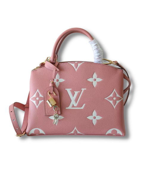 Louis Vuitton Petit Palais Monogram Empreinte Pink For Women 11.4in/29cm M46353