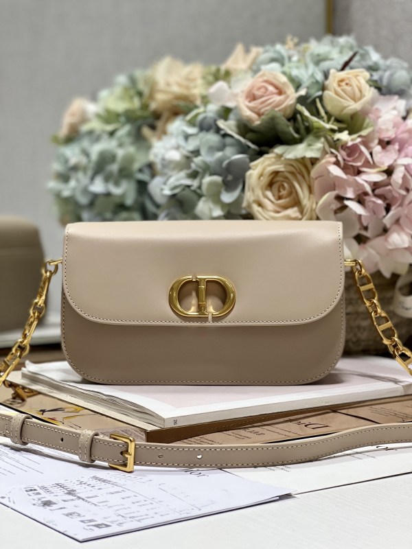 [True-to-ORIGINAL] Christian Dior 30 Montaigne Avenue Bag Beige For Women 9 in/ 22.5cm