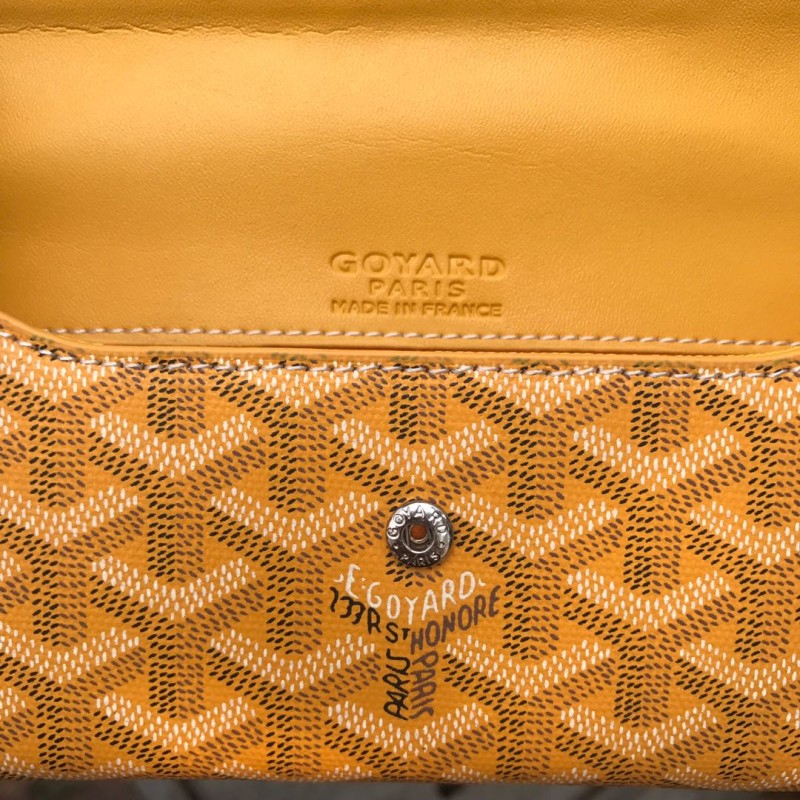 Goyard Monte-Carlo Mini Case Yellow/Navy Blue/Dark Grey For Women‎ 7.5in/19cm MONTE2MINTY50CL50P