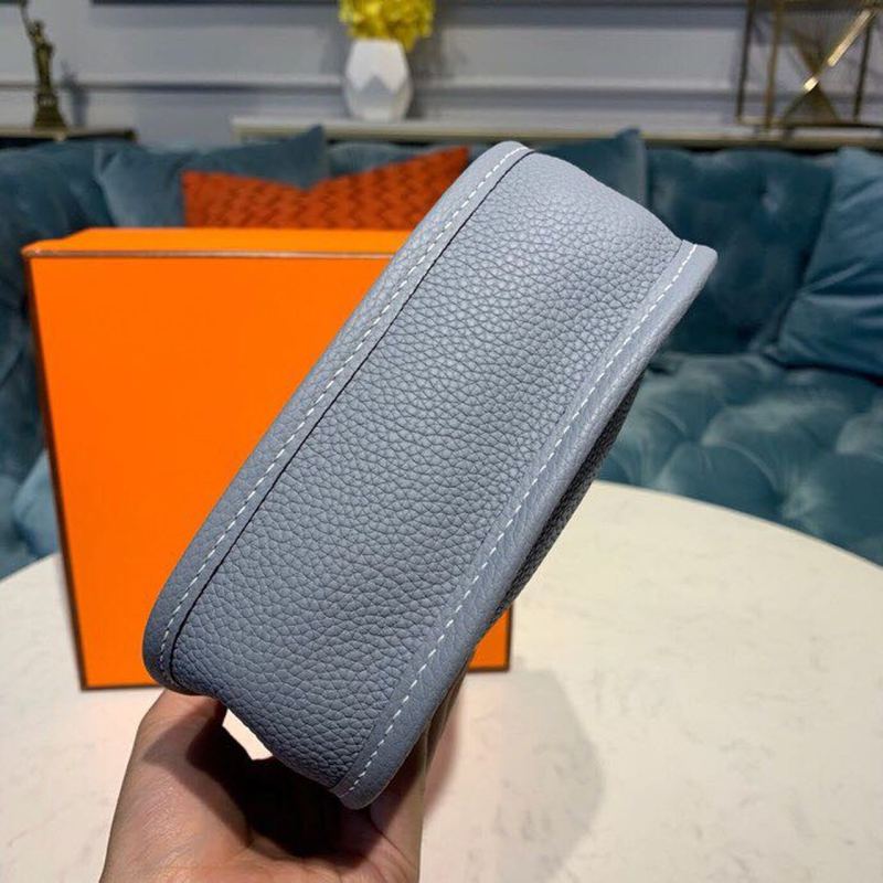 Hermes Mini Evelyne Grey For Women 7in/18cm