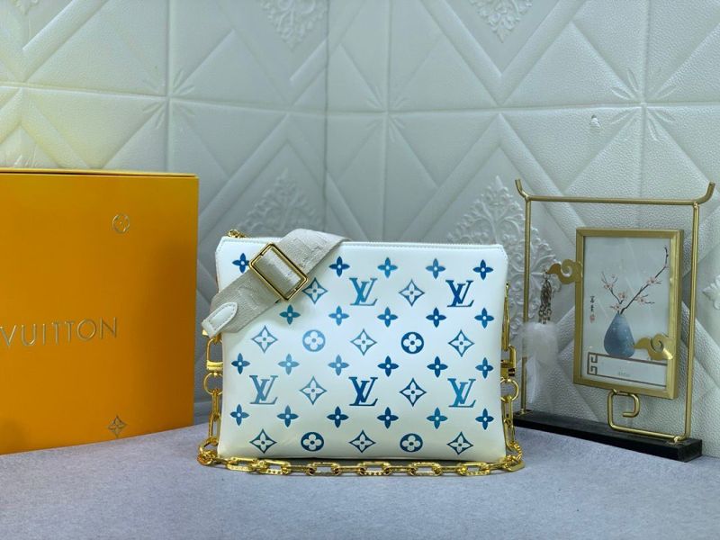 Louis Vuitton Coussin PM Bag Blue For Women 7.5in/26cm M11225