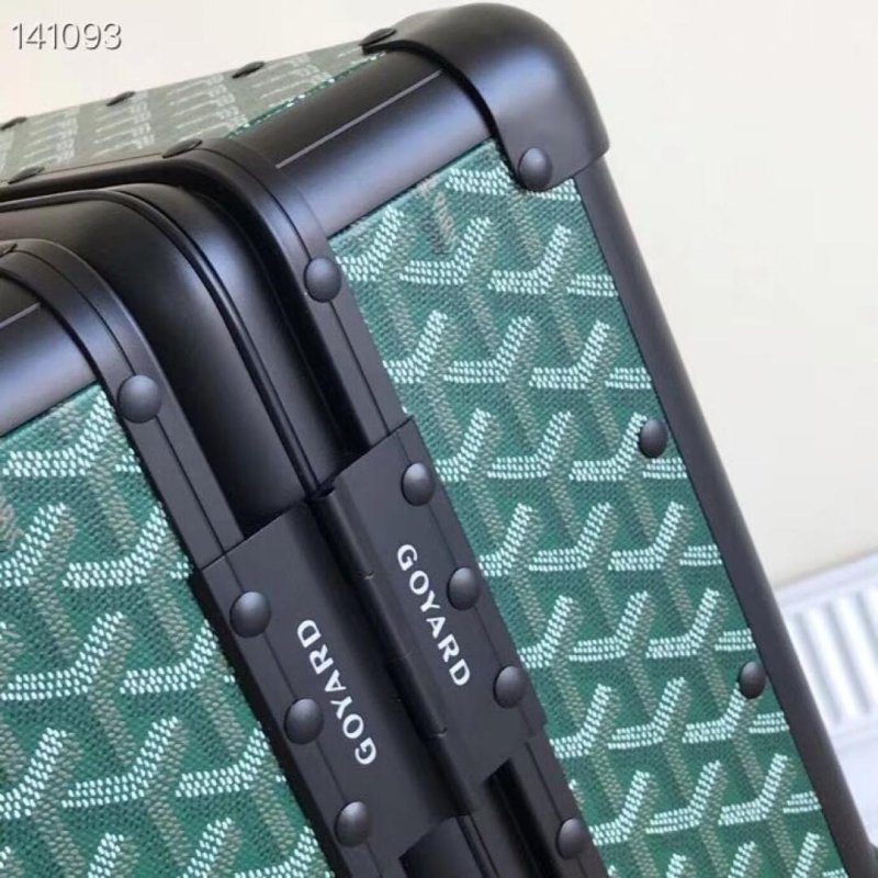 Goyard Bourget PM Trolley Case Green For Women‎ 19.7in/50cm