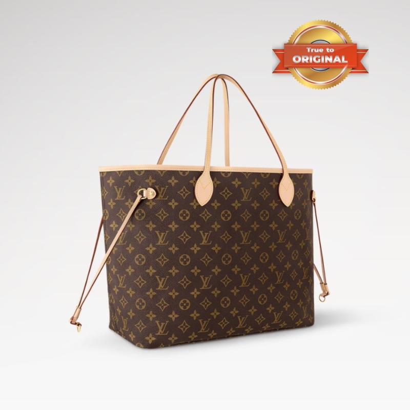 [True-to-ORIGINAL] Louis Vuitton Neverfull GM Tote Bag Monogram Canvas Brown For Women 39cm/15.4in M46978