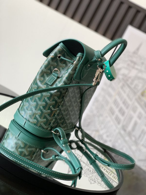 Goyard Alpin Mini Backpack Green For Women‎ 9.1in/23cm ALPIN2MINTY09CL09P