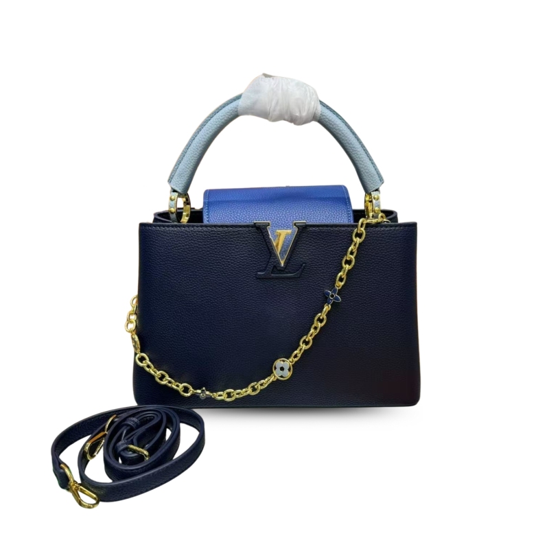 Louis Vuitton Capuciness MM Handbag Blue For Women, Women’s Handbags, Shoulder Bags And Crossbody Bags 12.4in/32cm LV
