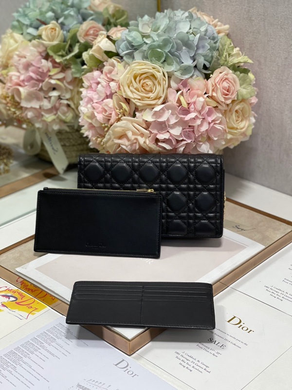 Christian Dior Lady Dior Pouch Black, For Women, Women’s Handbags 8.5in/21.5cm CD S0204SLOI_M989