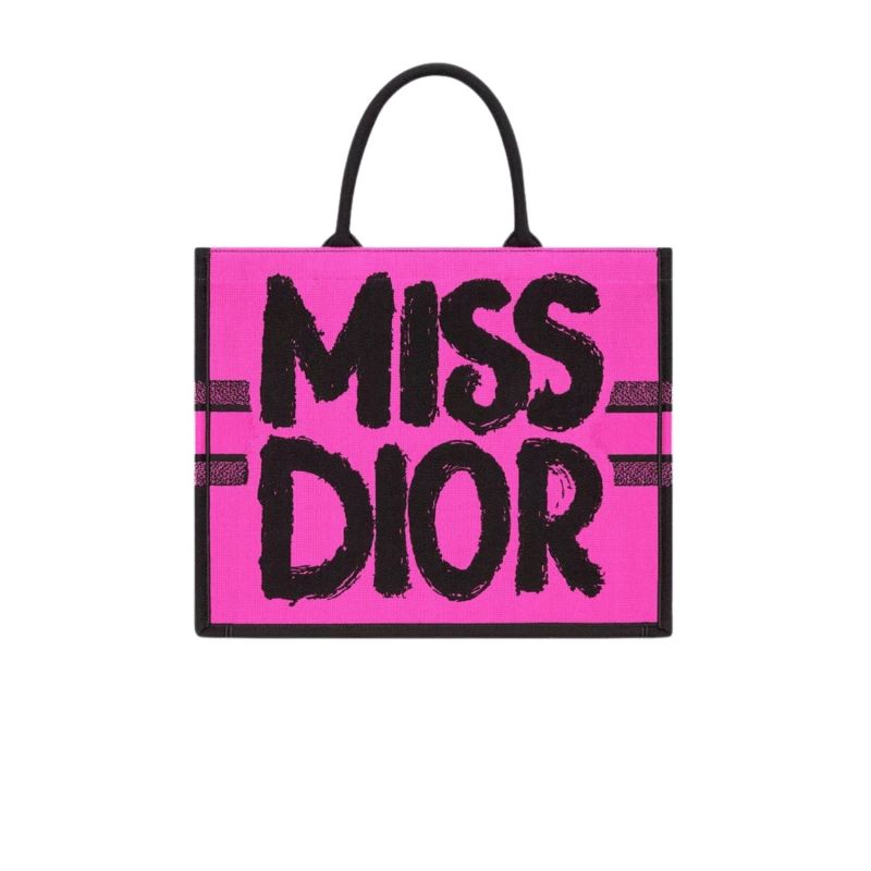 Dior Large Book Tote Bag Two-Tone Fuchsia And Purple For Women 42cm/16.5in – M1286ZEZY_M75E