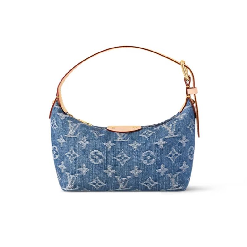 Louis Vuitton Hills Pochette Blue Denim For Women M82949 – 7.3 Inches / 18.5 Cm