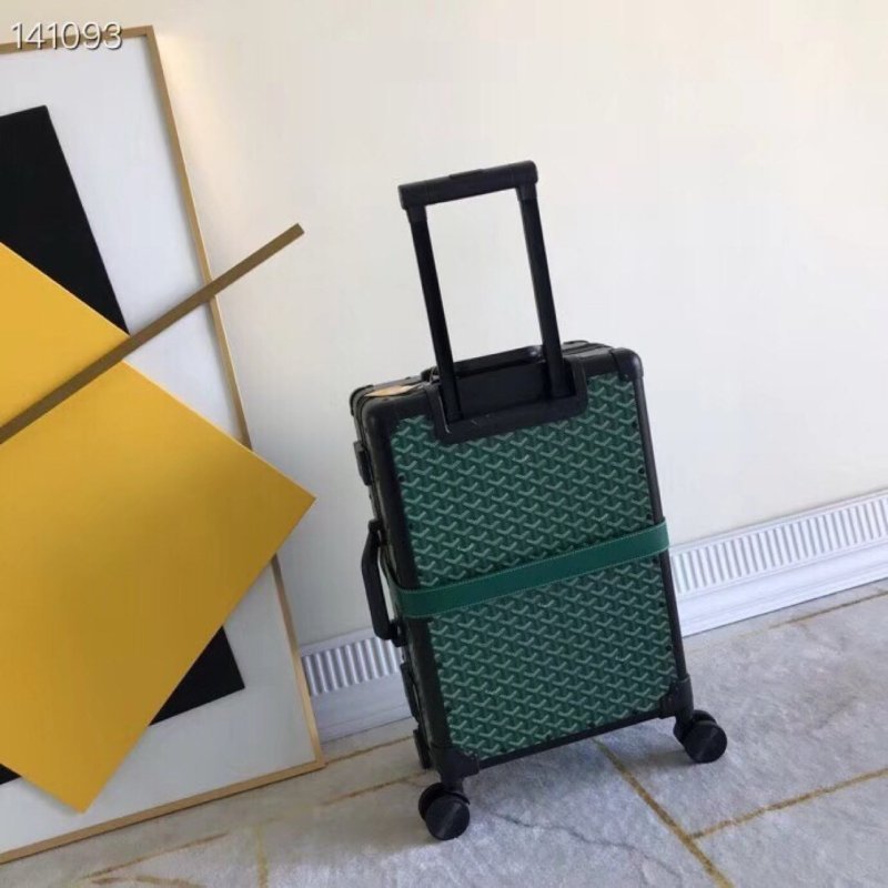 Goyard Bourget PM Trolley Case Green For Women‎ 19.7in/50cm