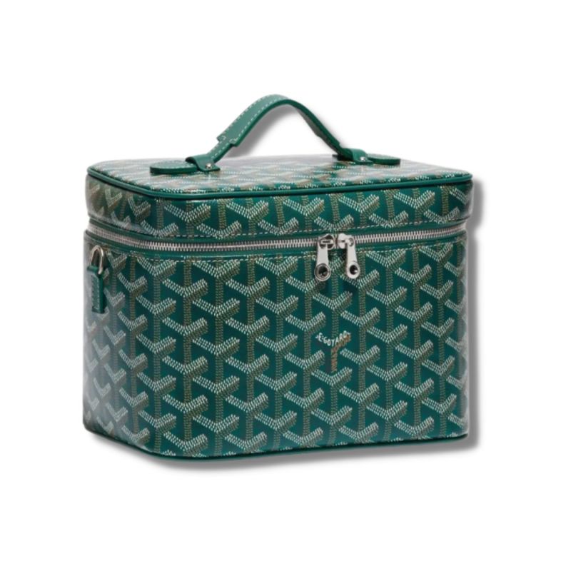 Goyard Muse Vanity Case Green/Blue/Brugundy For Women‎ 7.9in/20cm MUSEVAPMLTY01CL03P