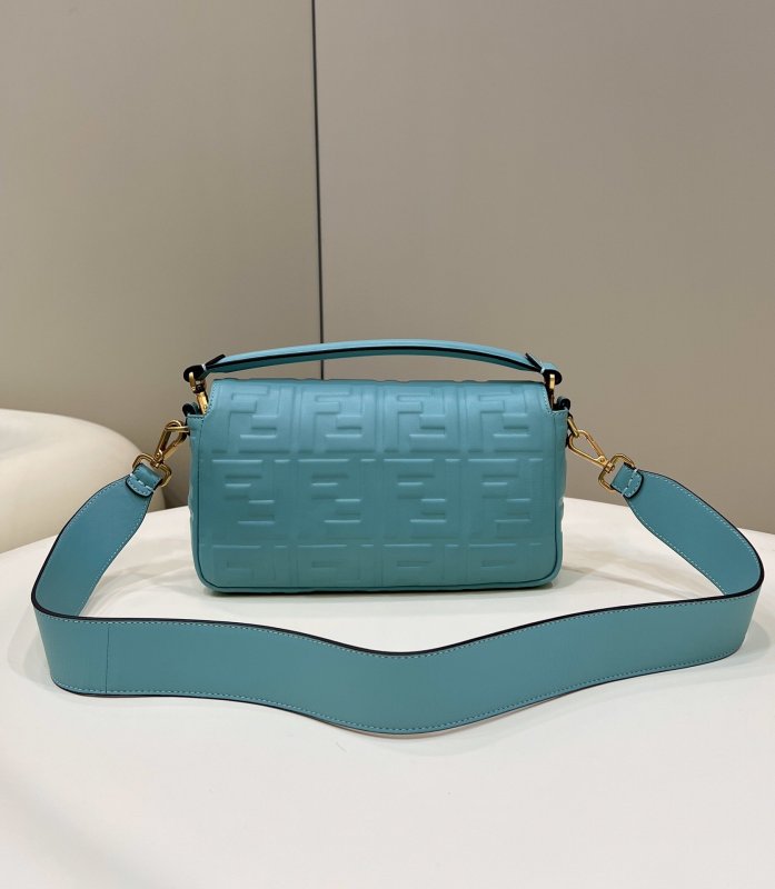 Fendi Baguette Teal For Women, Women’s Handbags, Shoulder And Crossbody Bags 10.6in/27cm FF 8BR600
