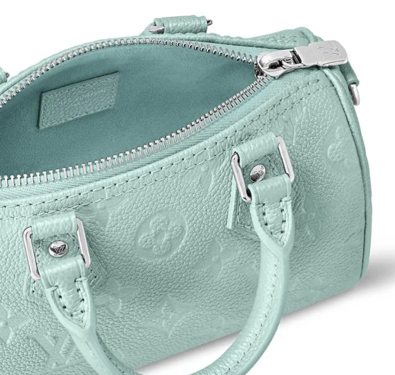 Louis Vuitton Nano Speedy Turquoise For Women M82342- 16 Cm/ 6.3 Inches