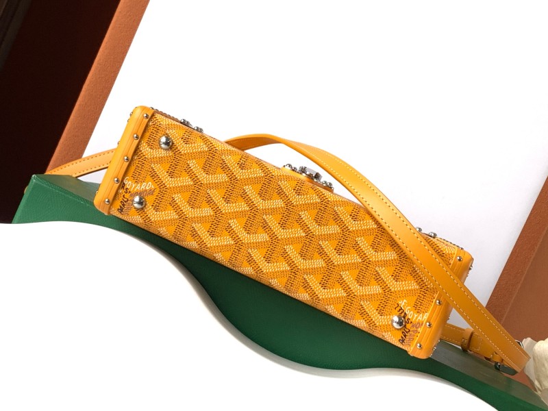 Goyard Cassette Trunk Bag Yellow For Women‎ 5.9in/15cm CASSETPMLTY08CL08P
