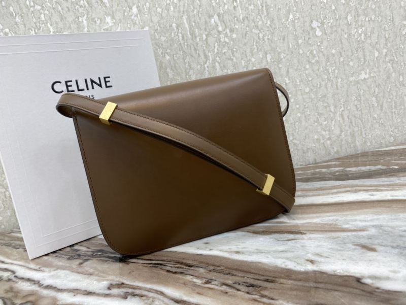 Celine Teen Classic Bag In Box Black/Brown/Red/Burgundy/Green/Dark Red For Women‎ 7in/18.5cm 192523DLS.38NO