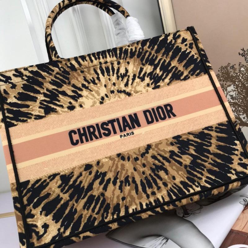 Christian Dior Large Dior Book Tote Multicolor Tie & Dior Embroidery, Multicolor, For Women Women’s Handbags, Shoulder Bags, 42cm CD M1286ZJAI M884