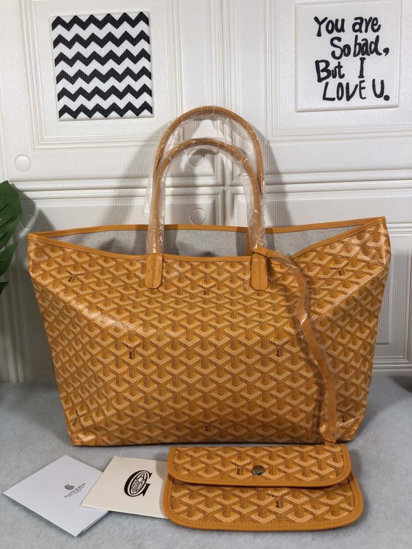Goyard Saint Louis Gm Bag Yellow For Women‎ 15.7in/40cm STLOUIGMLTY08CL08P