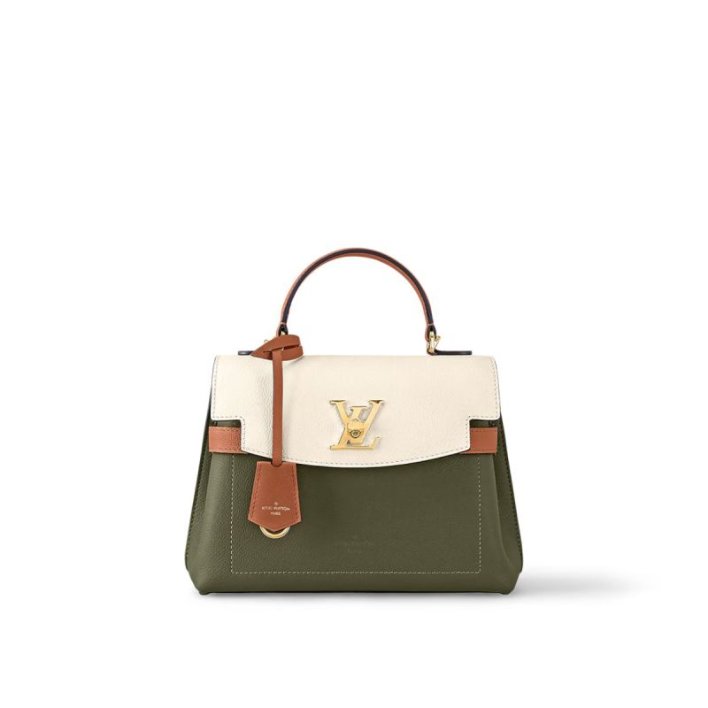 Louis Vuitton Lock Me Ever BB Shouder Bags Green Khaki For Women 11.02in/28cm M20797