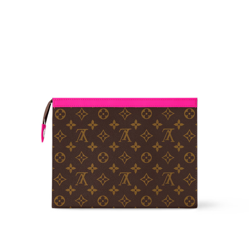 Louis Vuitton Pochette Voyage MM Pouch Bag Pink For Women 10,6in/27cm M82858