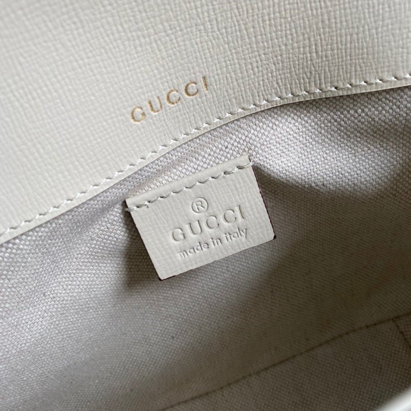 Gucci Horsebit 1955 Mini Bag White For Women, Women’s Bags 8in/21cm GG 658574 18YSG 9068