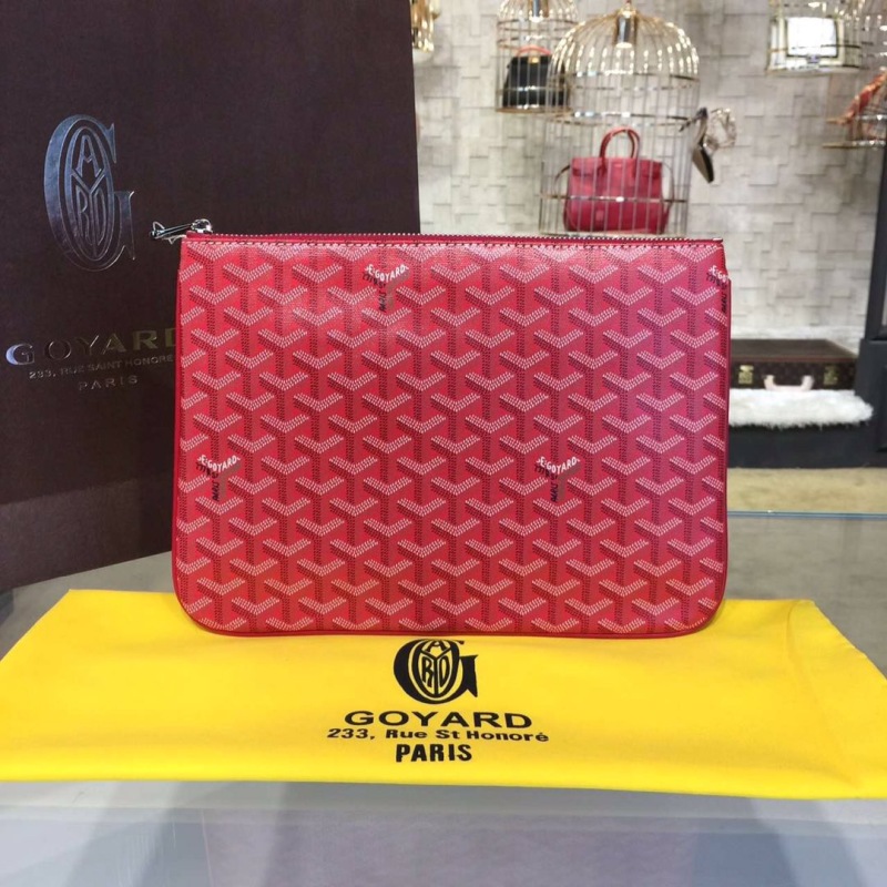 Goyard Senat MM Pocket Red/Black/Brown For Women‎ 11.8in/30cm SENAT2MMLTY09CL09P