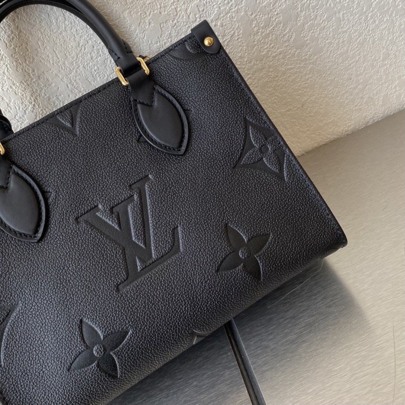 Louis Vuitton OnTheGo PM Tote Bag Black For Women 9.8in/25cm LV M45653