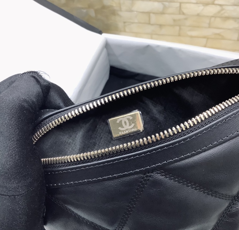 Chanel Small Bowling Bag Black For Women 9.8in/25cm AS3427