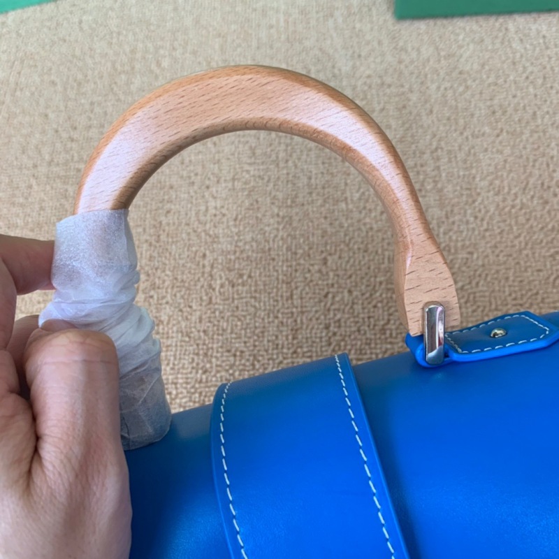 Goyard Saigon Structure Mini Bag Blue For Women‎ 7.9in/20cm SAIGOBMINTY10CL10P
