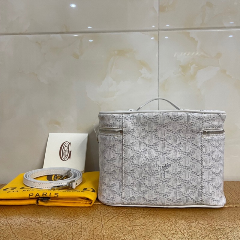 Goyard Muse Vanity Case Yellow/White/Orange For Women‎ 7.9in/20cm MUSEVAPMLTY01CL03P