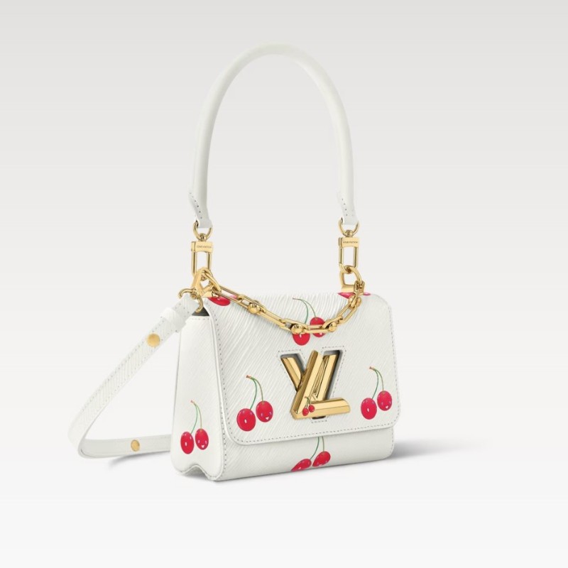 [True-to-ORIGINAL] Louis Vuitton LV x TM Twist PM White For Women 7.5in/19cm M13239