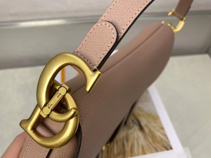 Christian Dior Saddle Bag With Strap Gold Toned Hardware For Women 25.5cm/10in CD M0455CBAA_M50P