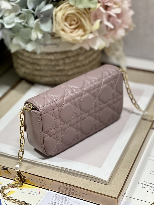 Dior Mini Miss Dior Bag White/ Black/ Blue/ Light Purple For Women 7 in/18.cm