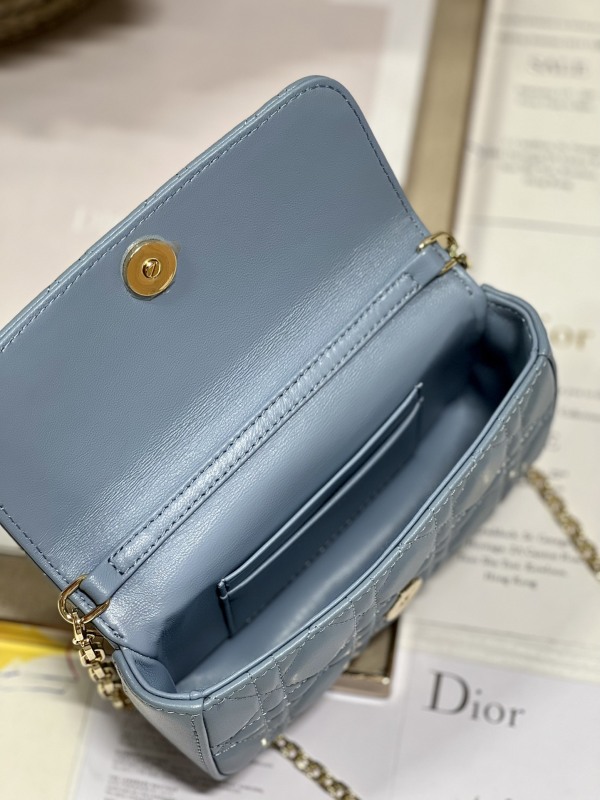 Dior Mini Miss Dior Bag White/ Black/ Blue/ Light Purple For Women 7 in/18.cm