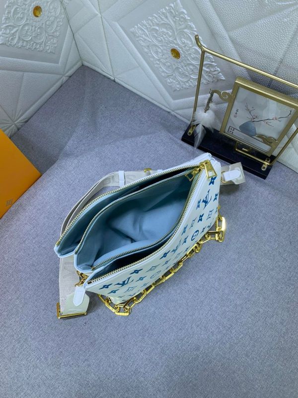 Louis Vuitton Coussin PM Bag Blue For Women 7.5in/26cm M11225