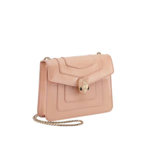 BVLGari Serpenti Forever Crossbody Bag Rose Gold For Women-292080