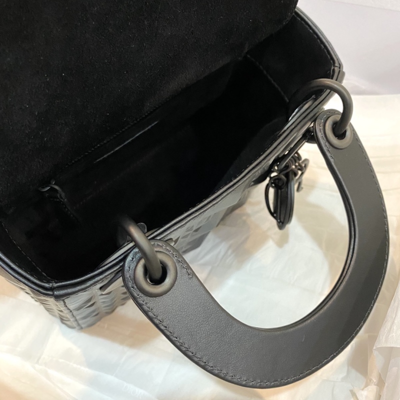 Dior Christian Dior Mini Lady Bag Black For Women 6.5in/17cm M0505SLOI_M989