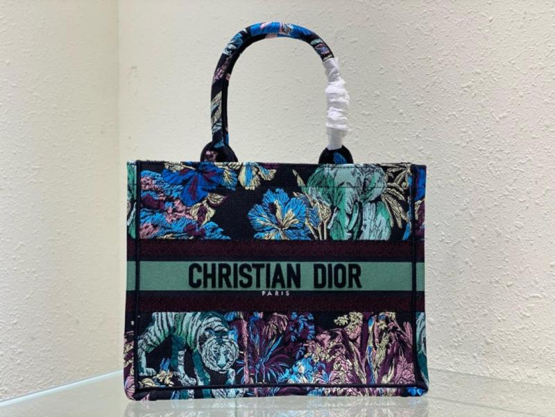 Dior Medium Dior Book Tote Blue Multicolor For Women M1296ZEUP_M928- 36 Cm/ 14 Inches