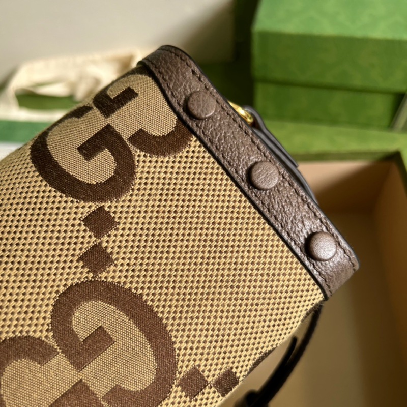 Gucci Horsebit 1955 Mini Bag Brown For Women, Women’s Bags 7.1in/18cm GG ‎‎