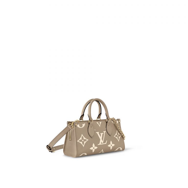 Louis Vuitton OnTheGo East West Monogram Empreinte Beige For Women 9.8in/25cm M23641