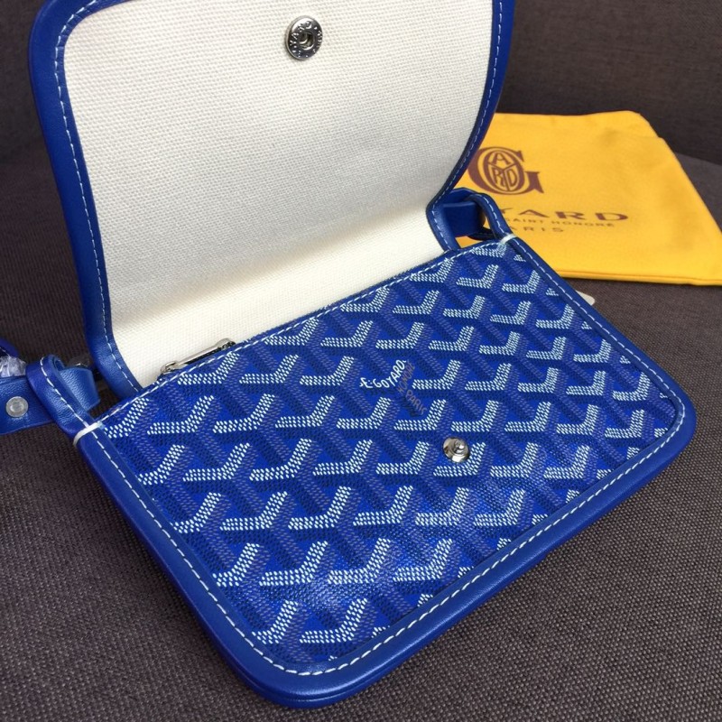 Goyard Plumet Pocket Wallet Blue For Women‎ 8.1in/20.5cm PLUMETPMLTY10CL10P