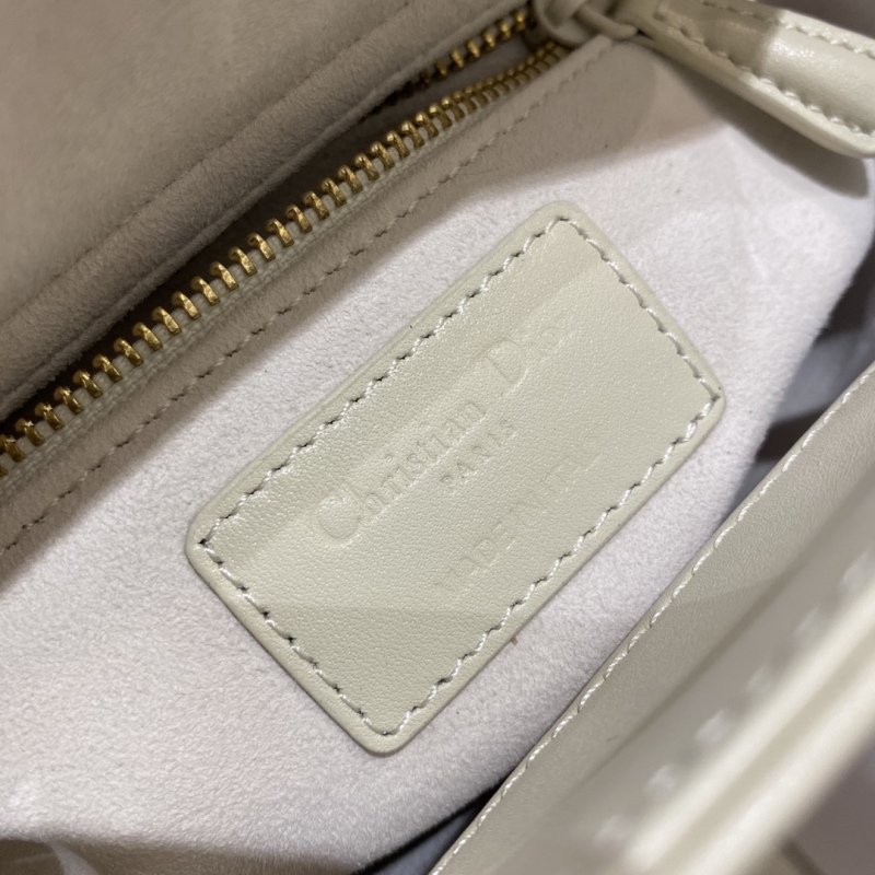 Dior Christian Dior Mini Lady Bag White For Women 6.5in/17cm