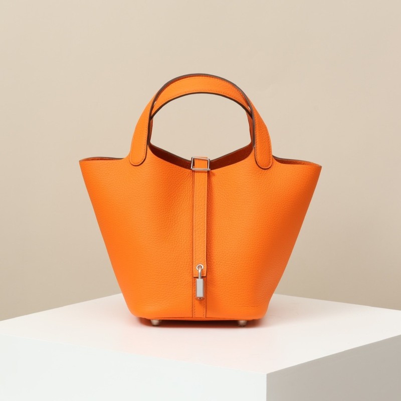 Hermes Picotin Lock 18 Bag Orange For Women 7.1in/18cm