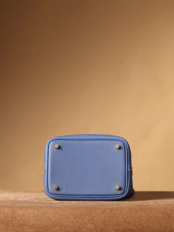 Hermes Picotin Lock 18 Blue Bag For Women, Women’s Handbags 7.1in/18cm