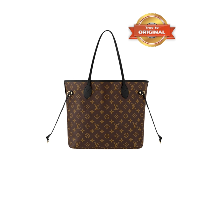 [True-to-ORIGINAL] Louis Vuitton Neverfull Inside Out MM Black For Women 31cm/12.2in – M11946