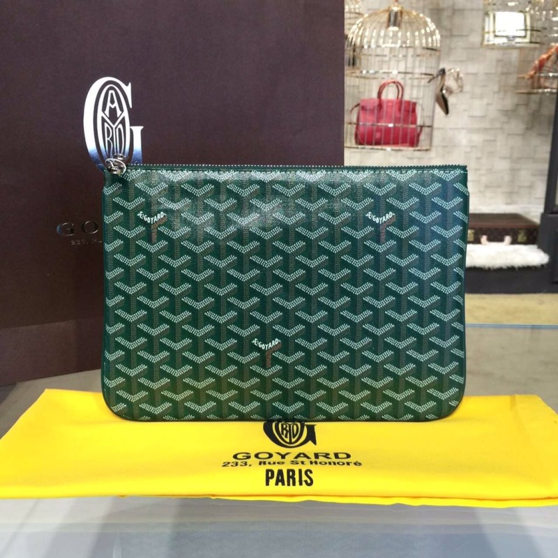 Goyard Senat MM Pocket Green/Blue/Black For Women‎ 11.8in/30cm SENAT2MMLTY09CL09P