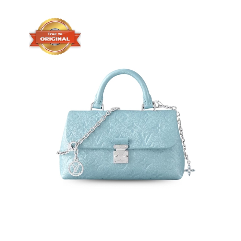 [True-to-ORIGINAL] Louis Vuitton Nano Madeleine Azur Frost For Women 8.3in/21cm M12211